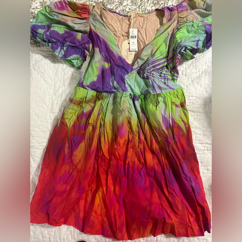 Tracy Reese Colorful Petite Dress